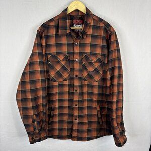 Dixxon Flannel Company High Impact Snap-on Jacket Men’s 2XL Lined Plaid Shacket